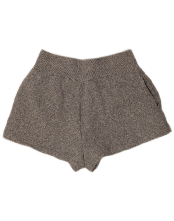 Женские спортивные шорты NIKE UK 10, маленькие серые, хлопковые