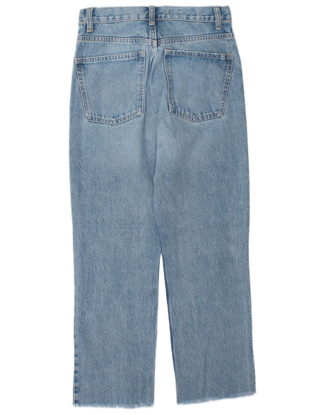 Женские прямые джинсы ZARA с высокой талией EU 36 XS W26 L26, синий хлопок