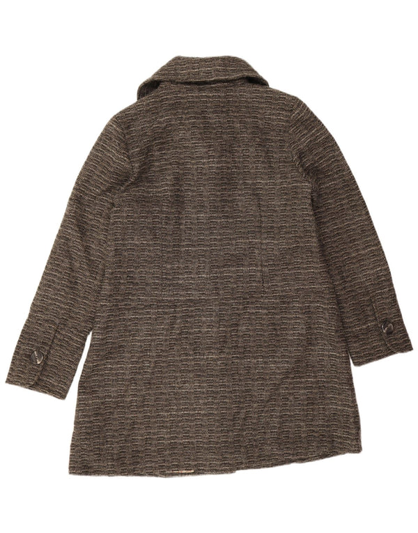 Женское пальто White Stuff UK 14, большой полиэстер в серую полоску