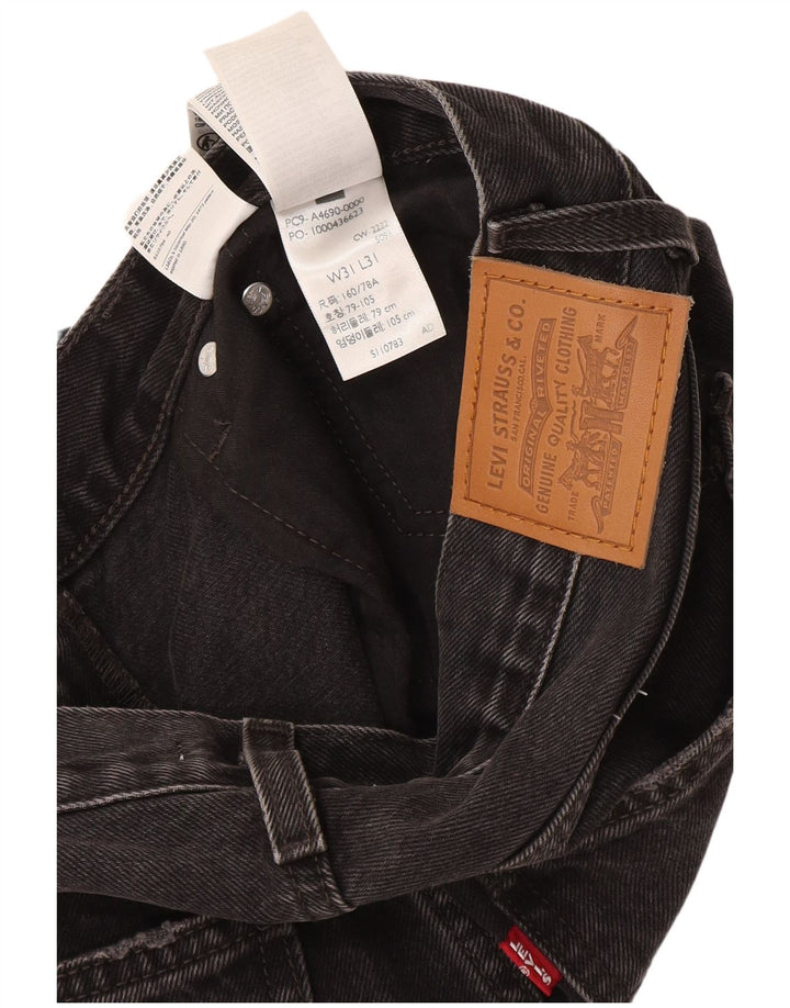 Женские прямые джинсы Levi's Middy W31 L31, серый хлопок