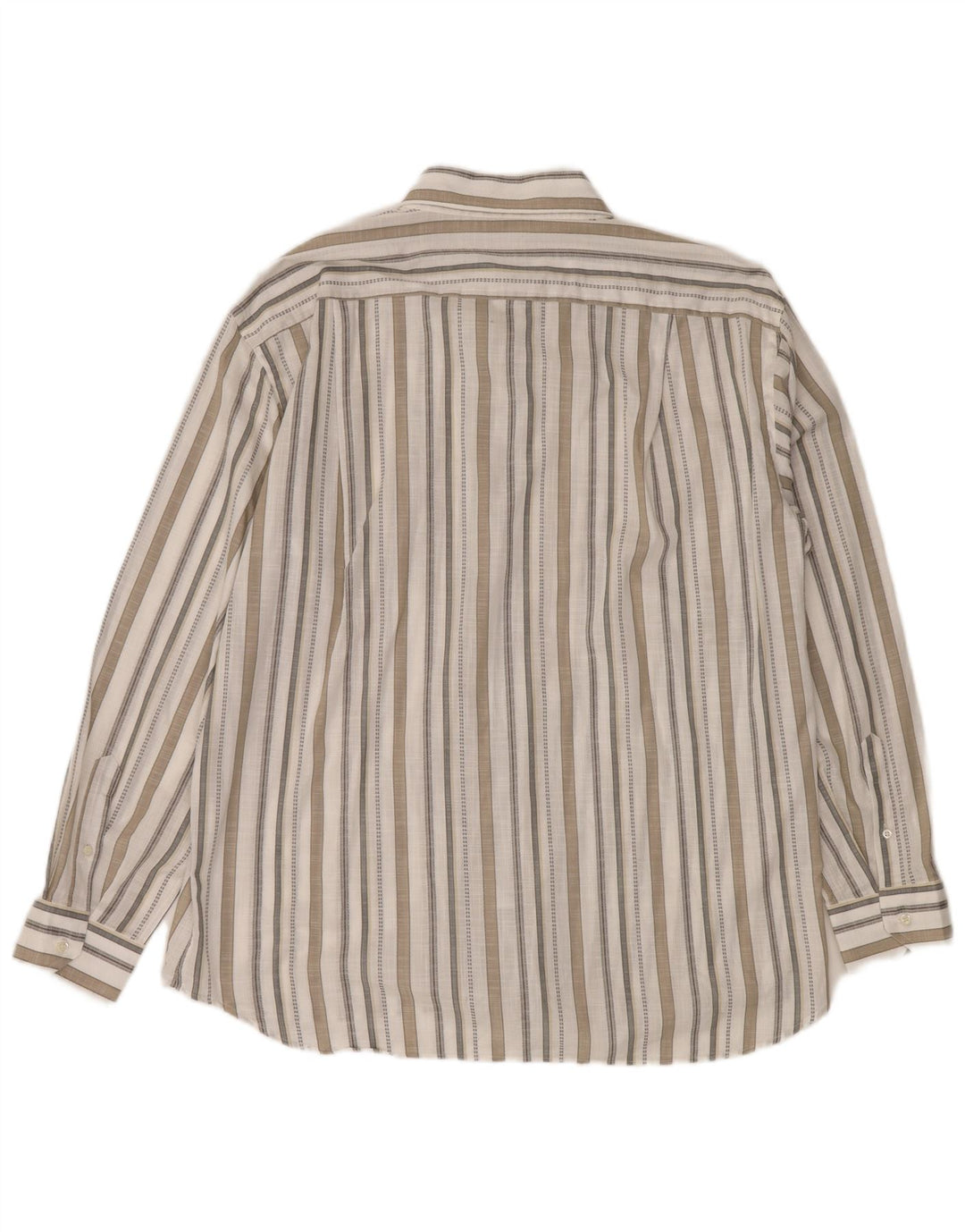 Мужская рубашка ROCCOBAROCCO, размер 45, 18, 2XL, белая полоска