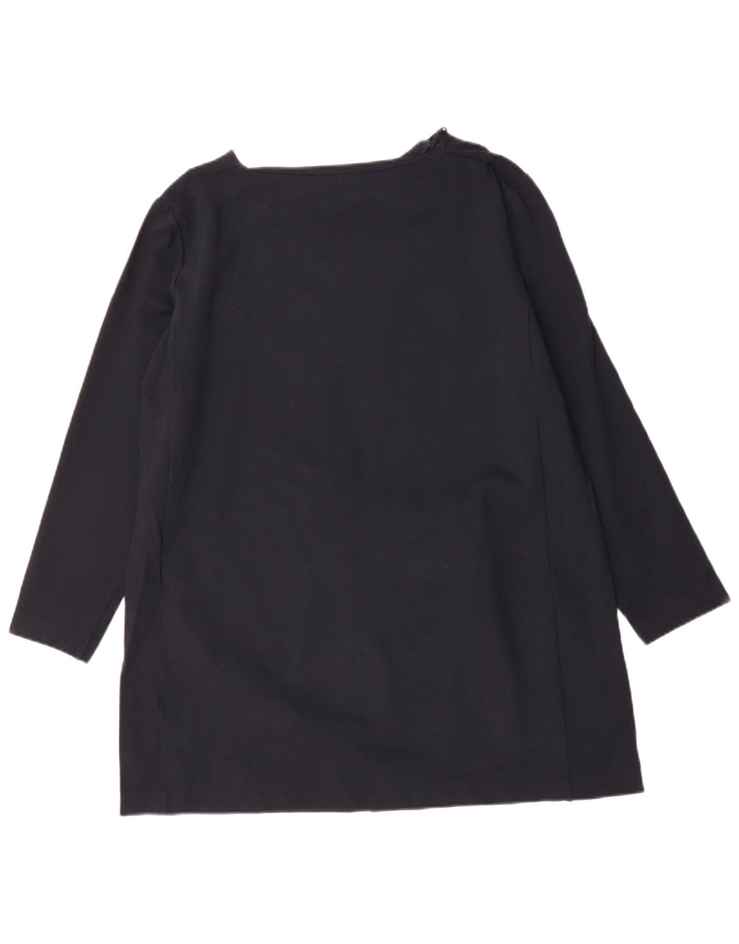 Женское платье-туника COS UK 16, большой размер, темно-синий, вискоза