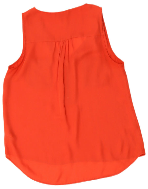 Guess Womens Vest Top UK 10 Small Red Polyester