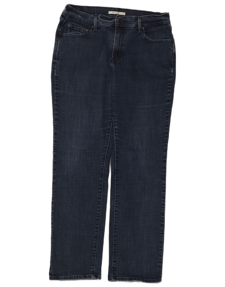 Женские прямые джинсы Levi's 505 W31 L32 Темно-синие, хлопок