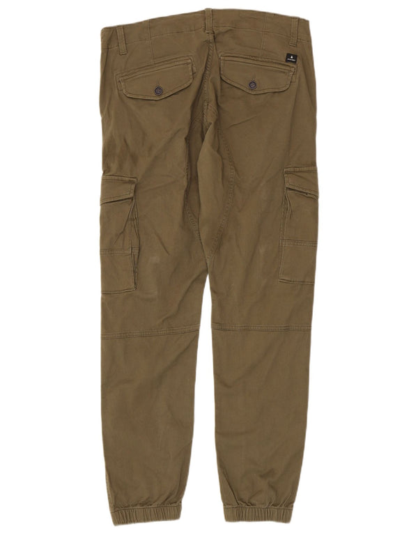 Мужские брюки-карго Jack & Jones Paul Tapered Joggers W32 L29, хлопок цвета хаки