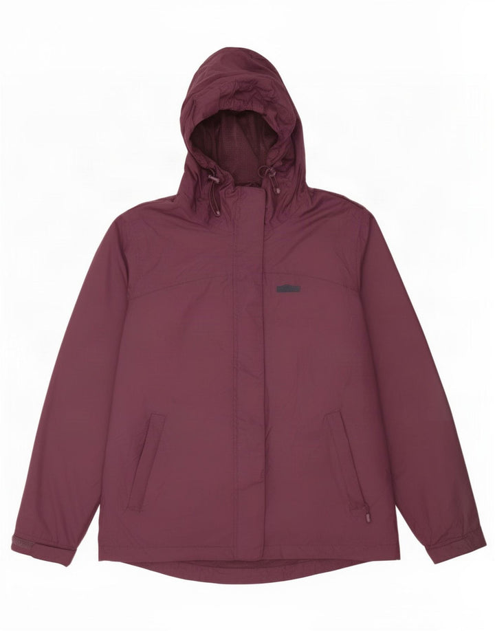 Женская дождевик с капюшоном Mountain Warehouse UK 12, средний фиолетовый полиамид