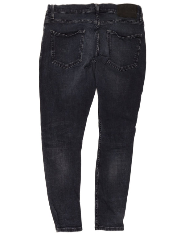 Мужские джинсы скинни Zara EU 44, большие W34 L27, темно-синий, хлопок