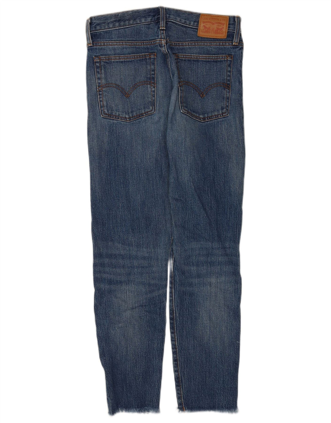 Женские узкие джинсы LEVI'S W28 L27 Синие, хлопок