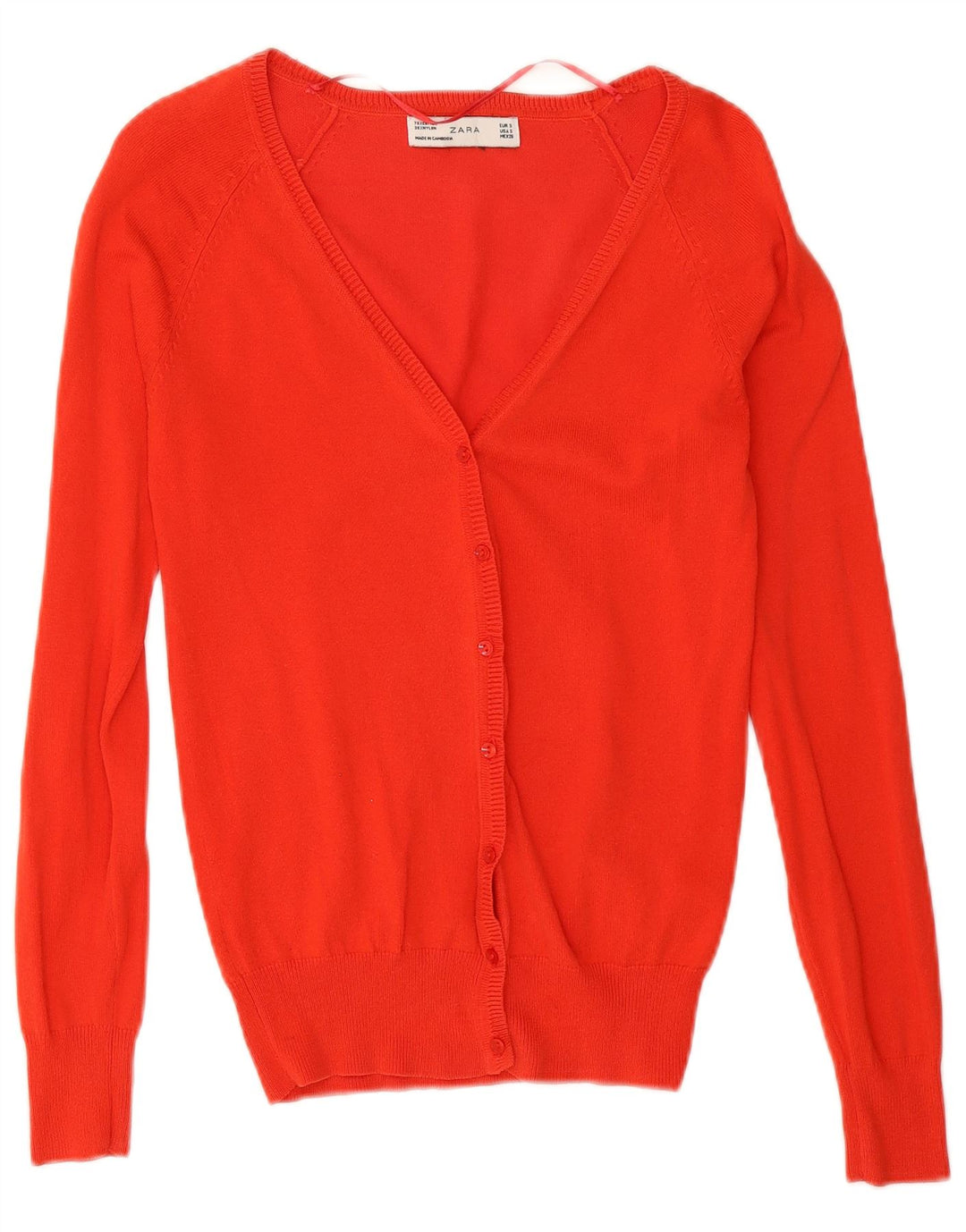 Женский кардиган Zara UK 10, маленький красный