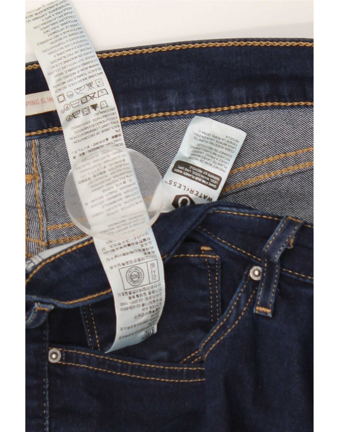 Женские джинсы Levi's 312 Shaping Slim W32 L30, синий хлопок