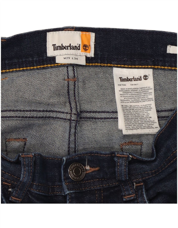 Женские узкие джинсы Timberland W29 L34, темно-синий хлопок