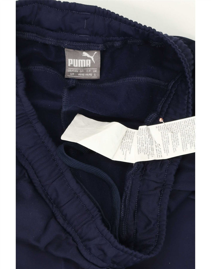 Мужские спортивные брюки Puma, джоггеры, маленькие, темно-синие, полиэстер