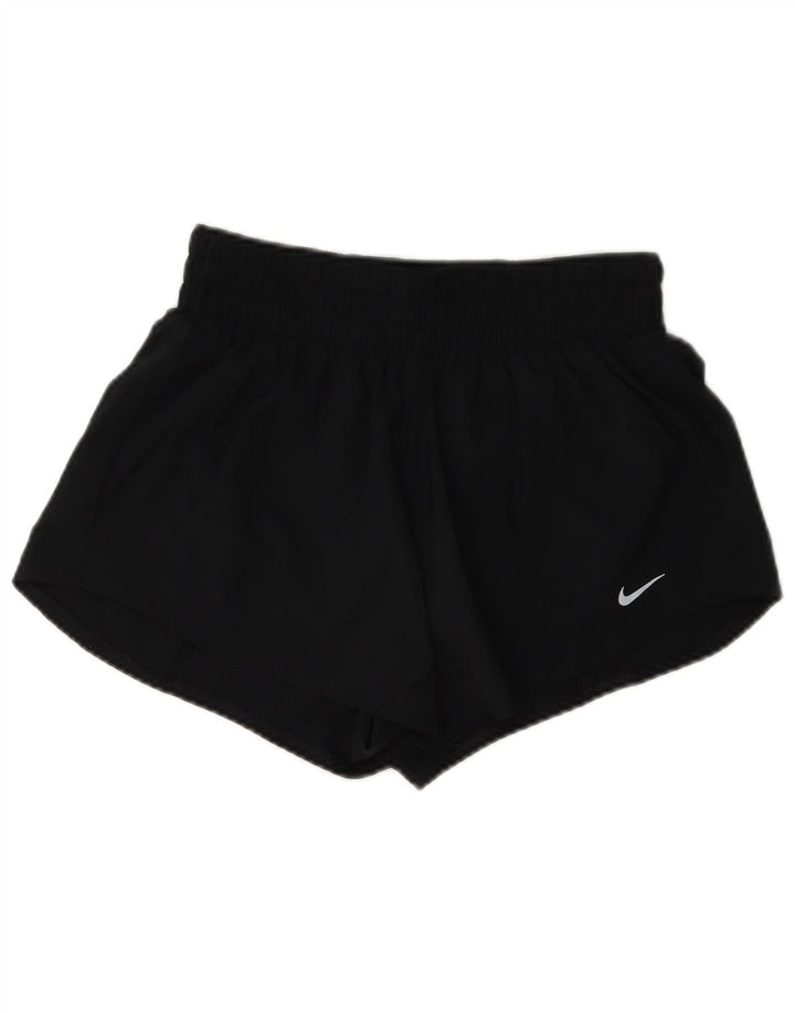 Женские спортивные шорты Nike Dri Fit UK 8, маленькие черные, полиэстер