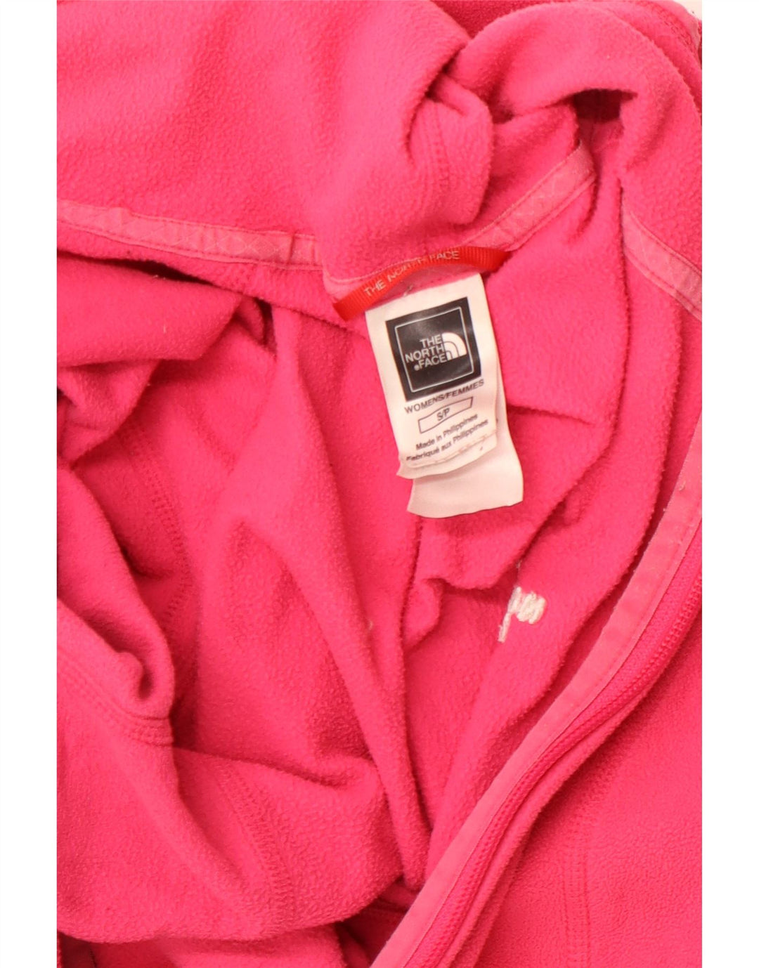 Женская флисовая куртка с капюшоном THE NORTH FACE UK 10, маленький розовый полиэстер