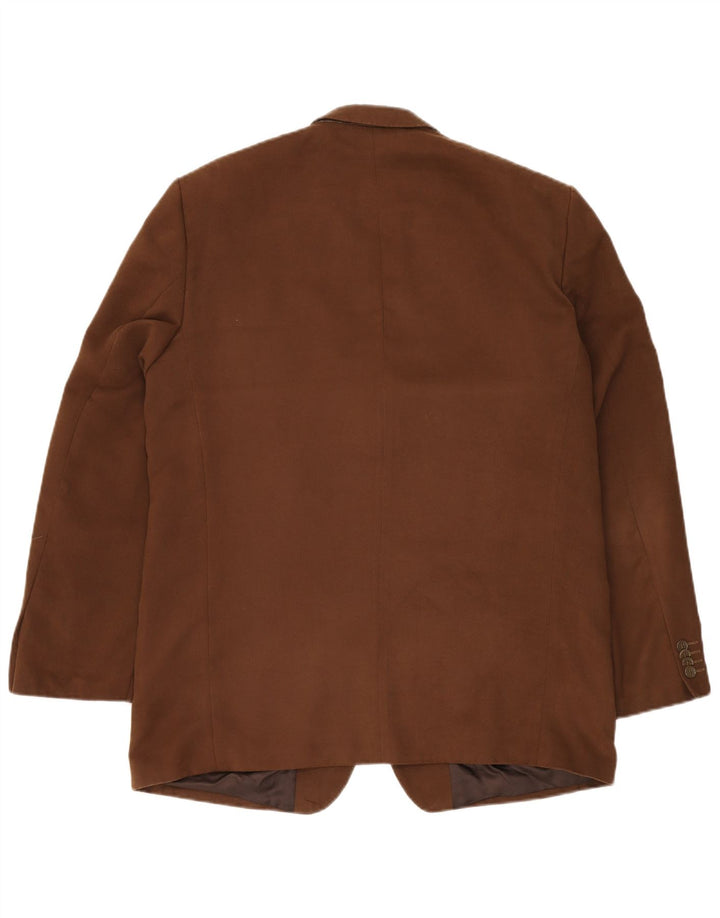 Мужской пиджак ROBBIE с 3 пуговицами UK 42 XL, коричневый полиэстер