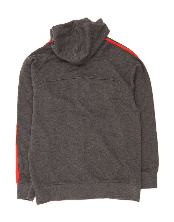 ADIDAS Mens Zip Hoodie Sweater Medium Grey Cotton Vintage Adidas and Second-Hand Adidas from Messina Hembry 