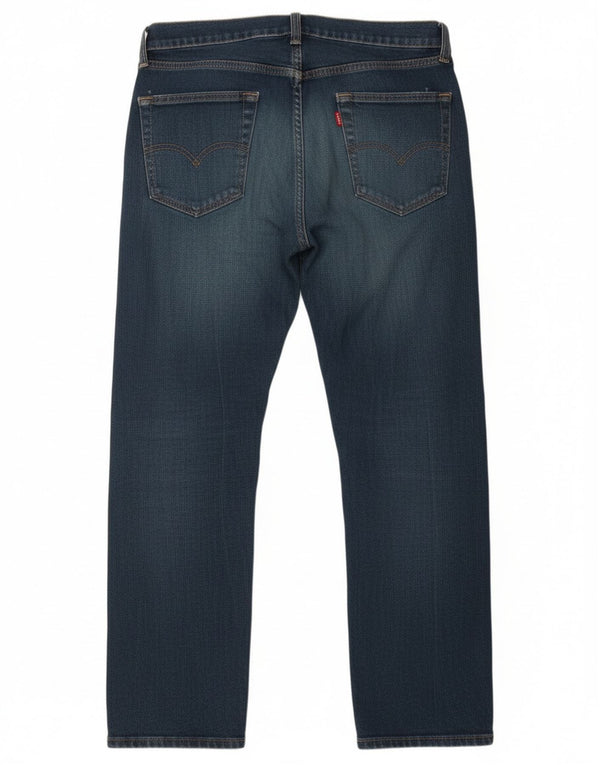Мужские прямые джинсы Levi's 505 W34 L29 синие, хлопок