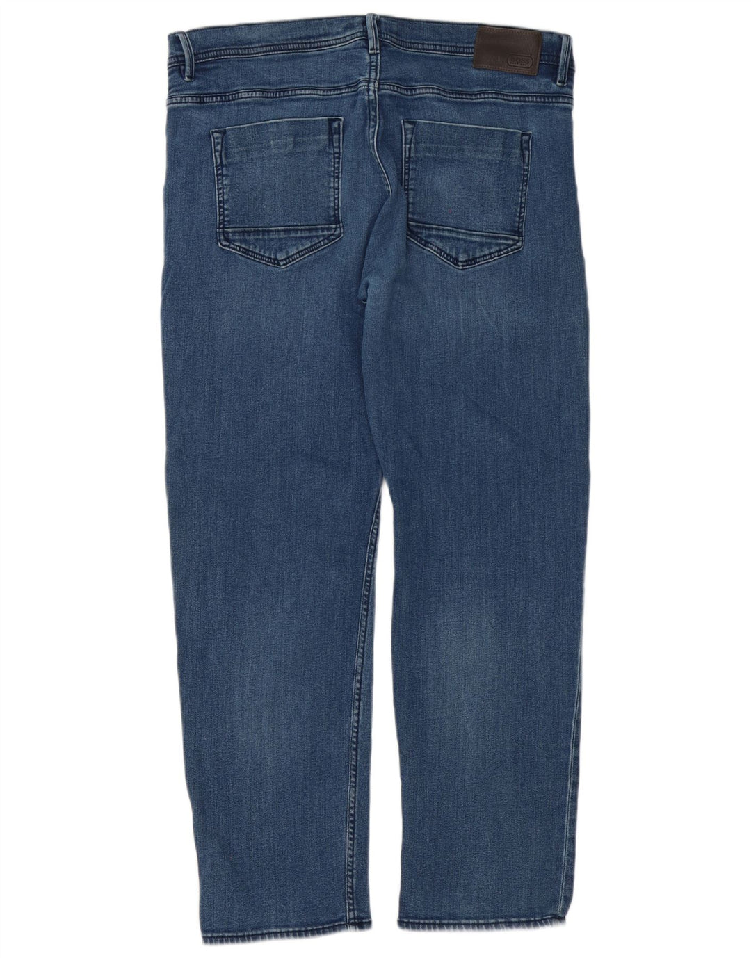 Мужские узкие джинсы Hugo Boss W36 L30, синий хлопок