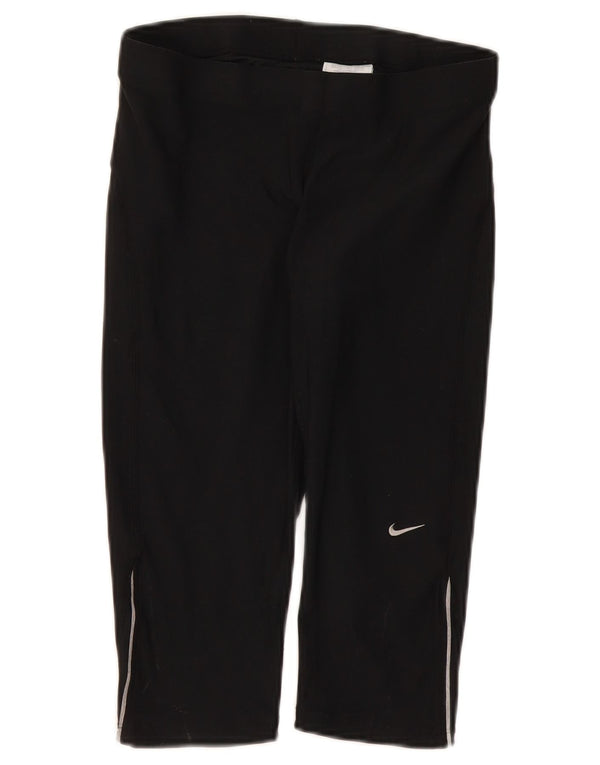 Женские леггинсы-капри Nike UK 10/12, средний черный полиэстер