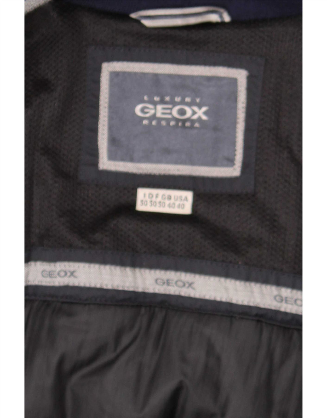 Мужская стеганая куртка Geox Respira UK 40, большая черная