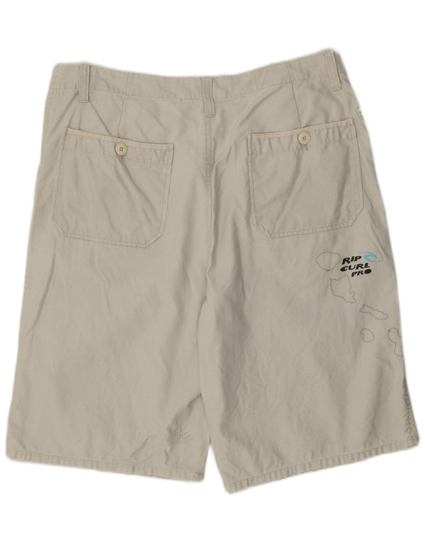 Мужские повседневные шорты с рисунком Rip Curl W34, большие, бежевые, хлопковые