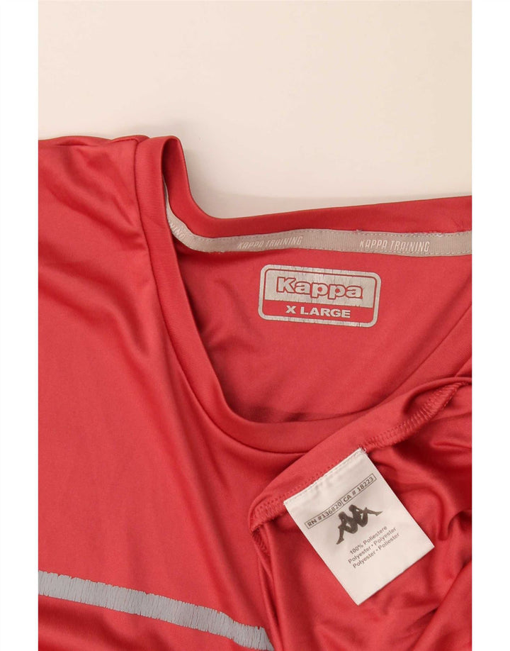 Kappa Мужская футболка Top XL Красный Полиэстер