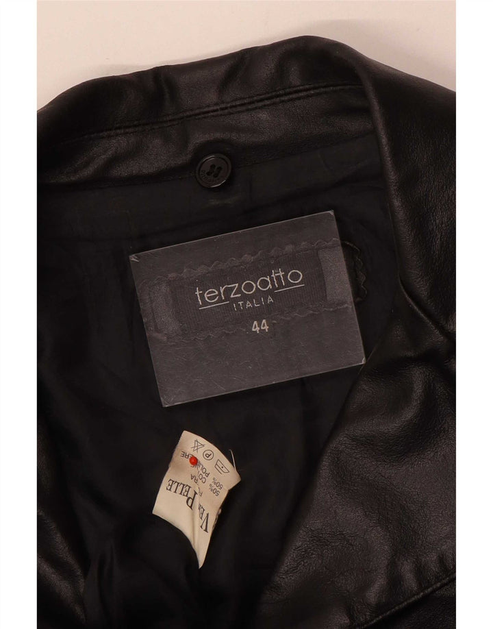 Женская кожаная куртка Terzoatto IT 44 Medium Black