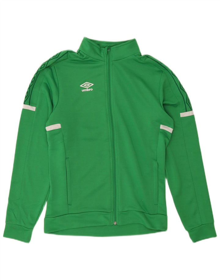 Спортивный костюм с графическим рисунком для мальчиков Umbro, куртка 13–14 лет, зеленый полиэстер, размер XL