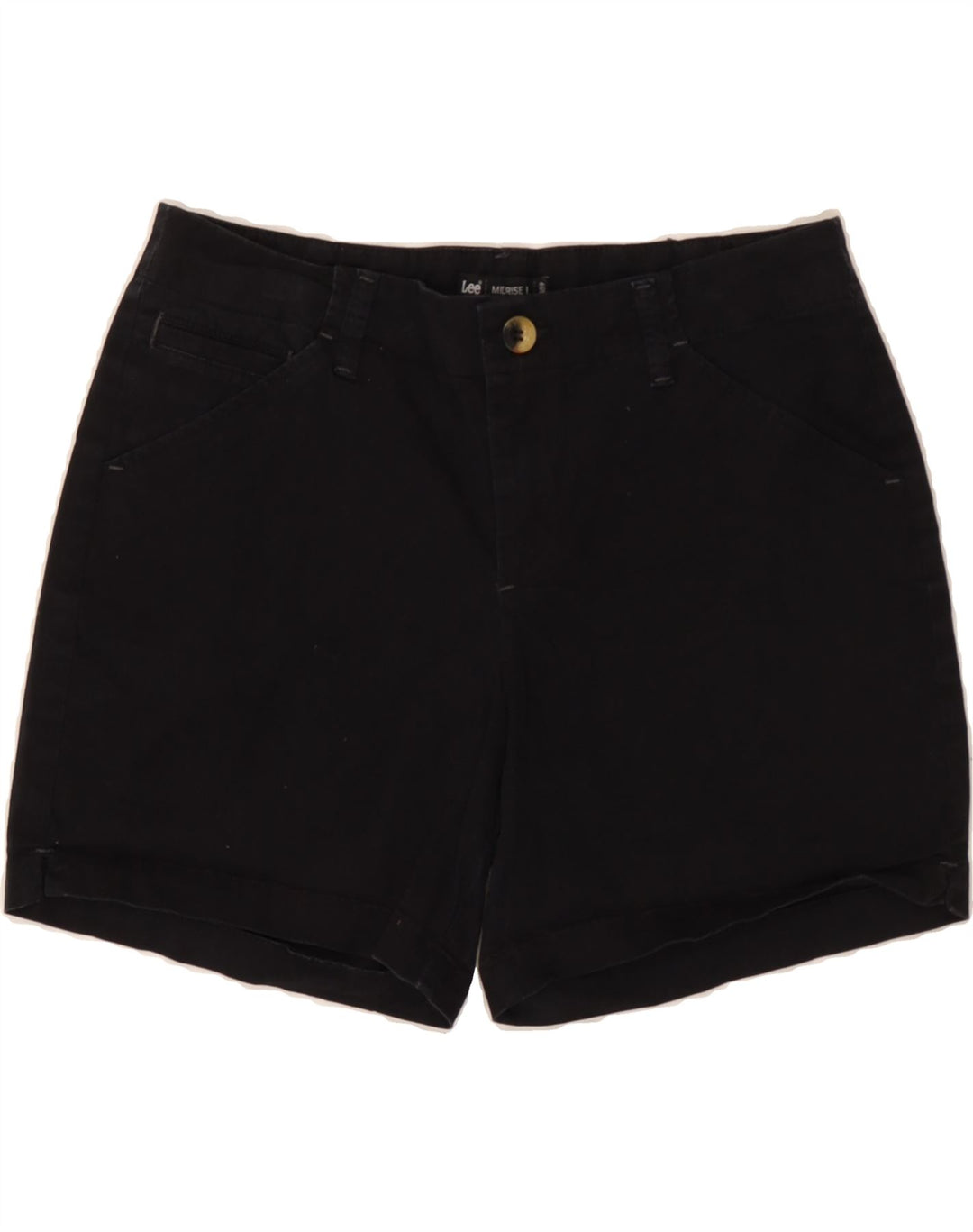 LEE Womens Casual Shorts US 10 Large W32  Black Cotton Vintage Lee and Second-Hand Lee from Messina Hembry 