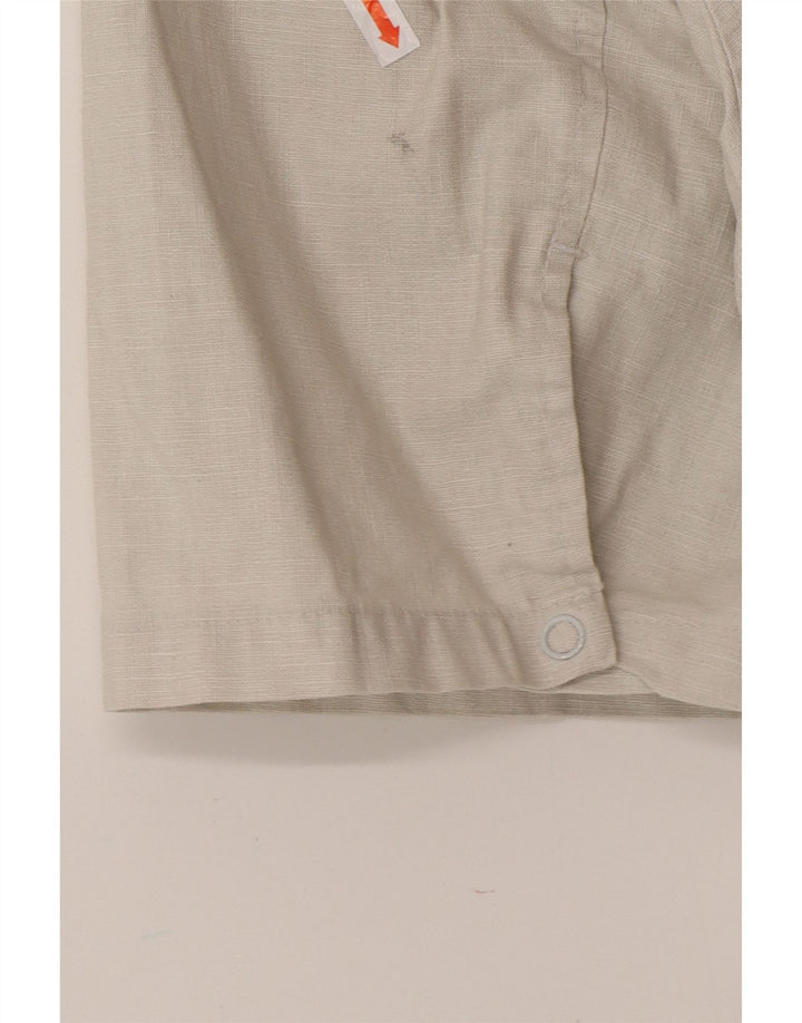 Мужская рубашка с коротким рукавом LEVI'S XL, серая льняная