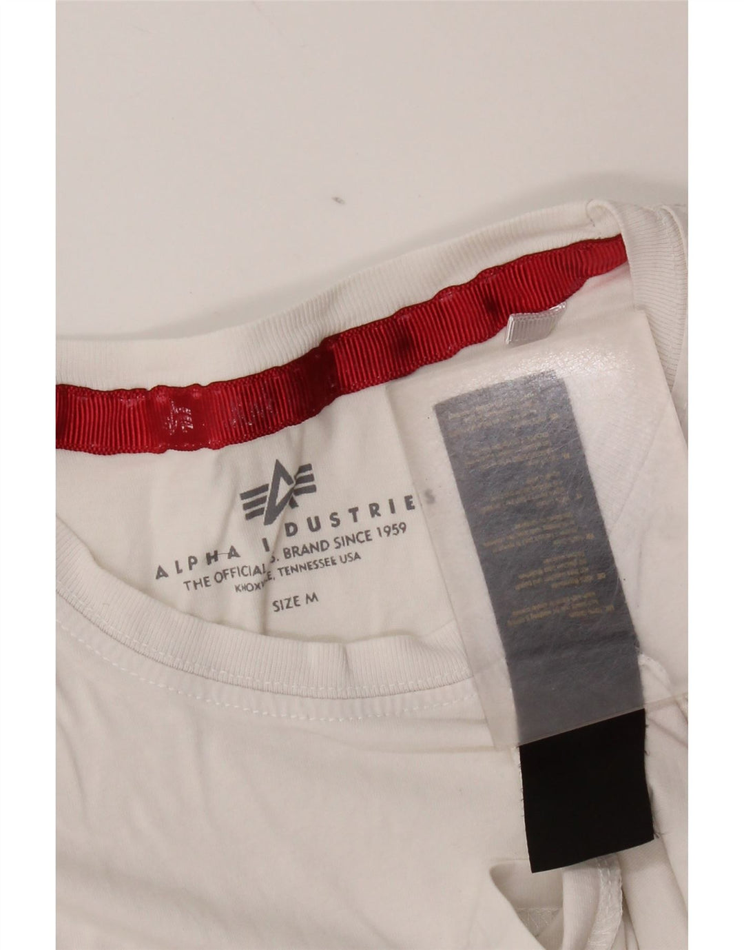 Мужская футболка с рисунком Alpha Industries, хлопковый топ средней длины в белую полоску