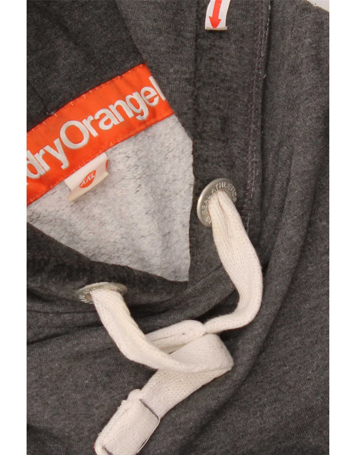 Мужской джемпер с капюшоном Superdry 2XL, серый хлопок