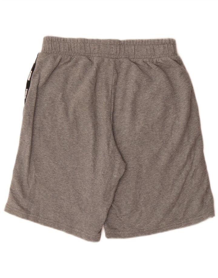 Мужские спортивные шорты PUMA с рисунком, маленькие серые, хлопок