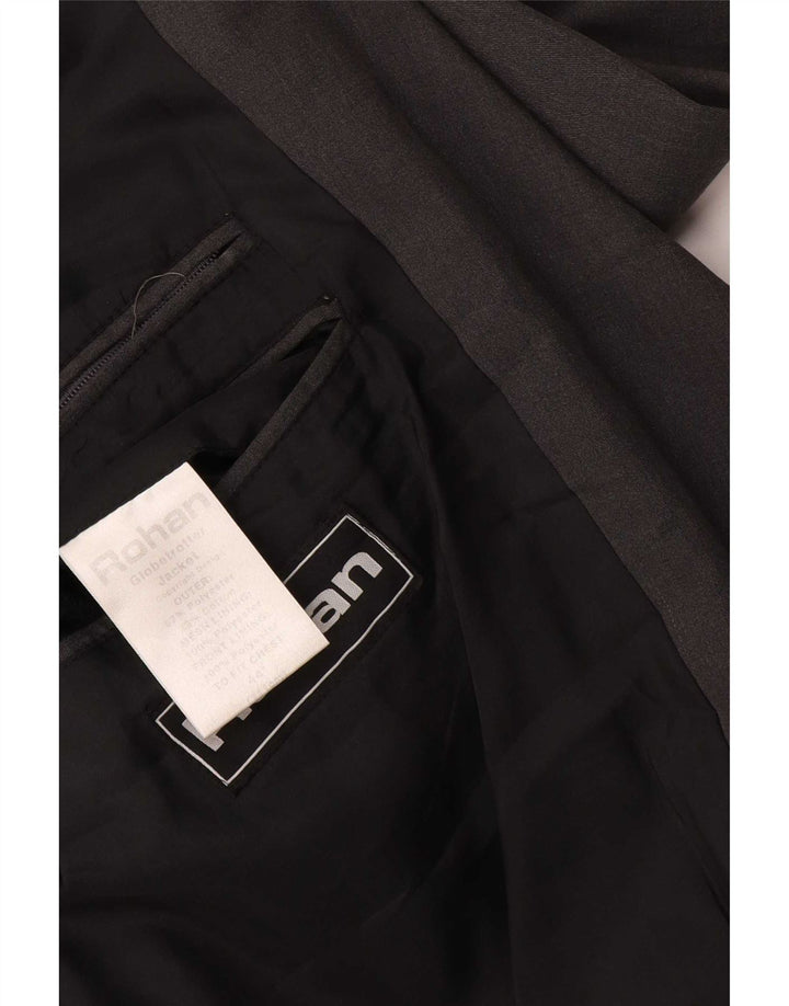 Мужской пиджак Rohan с 2 пуговицами UK 44 2XL, серый полиэстер