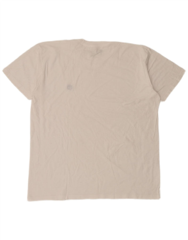 Мужская футболка стандартного кроя Timberland XL, белый хлопок