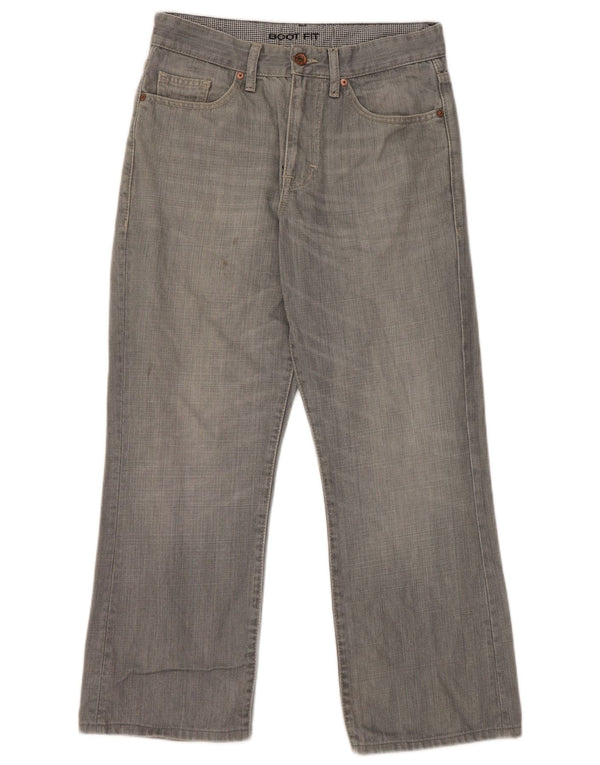 Мужские джинсы Bootcut Marks & Spencer W30 L26 серые, хлопковые