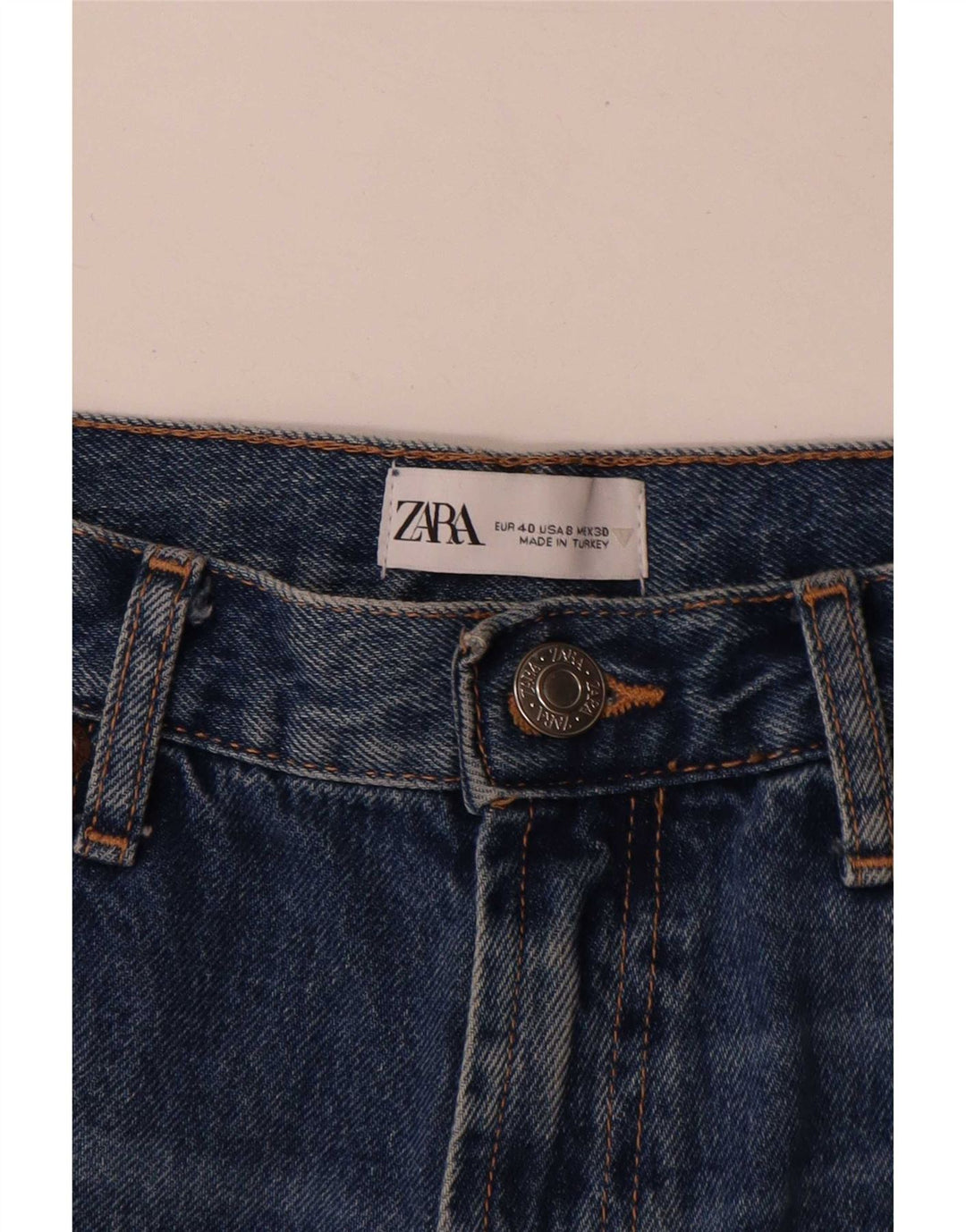 Женские джинсовые шорты Zara EU 40 Medium W30 Синие