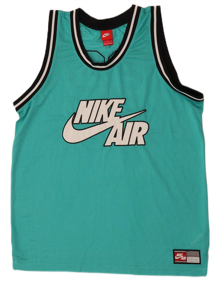 Мужской жилет Nike Air Graphic Vest из полиэстера с большой зеленой полоской