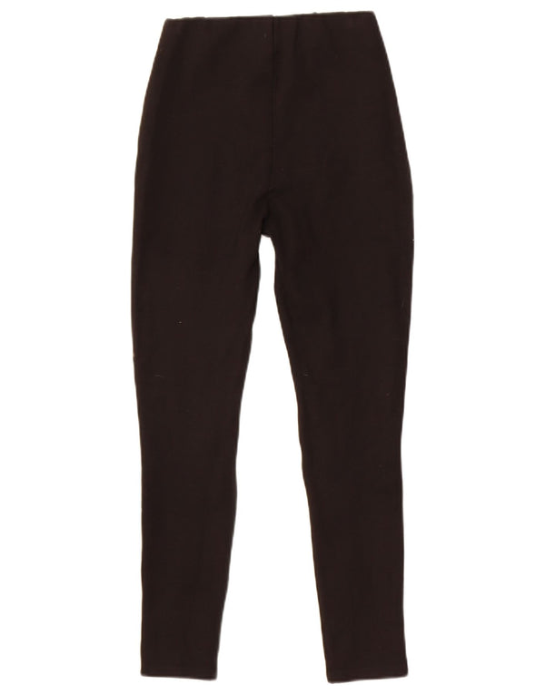 Женские повседневные узкие брюки Zara XS W24 L24 черные из вискозы