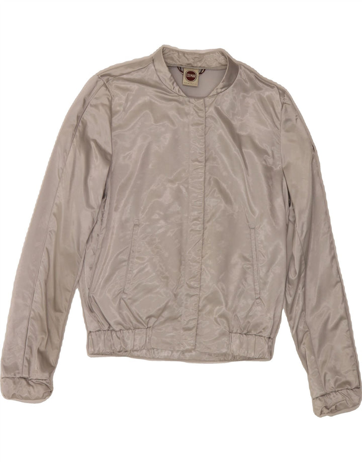 COLMAR Womens Bomber Jacket UK 8 Small Silver Vintage Colmar and Second-Hand Colmar from Messina Hembry 
