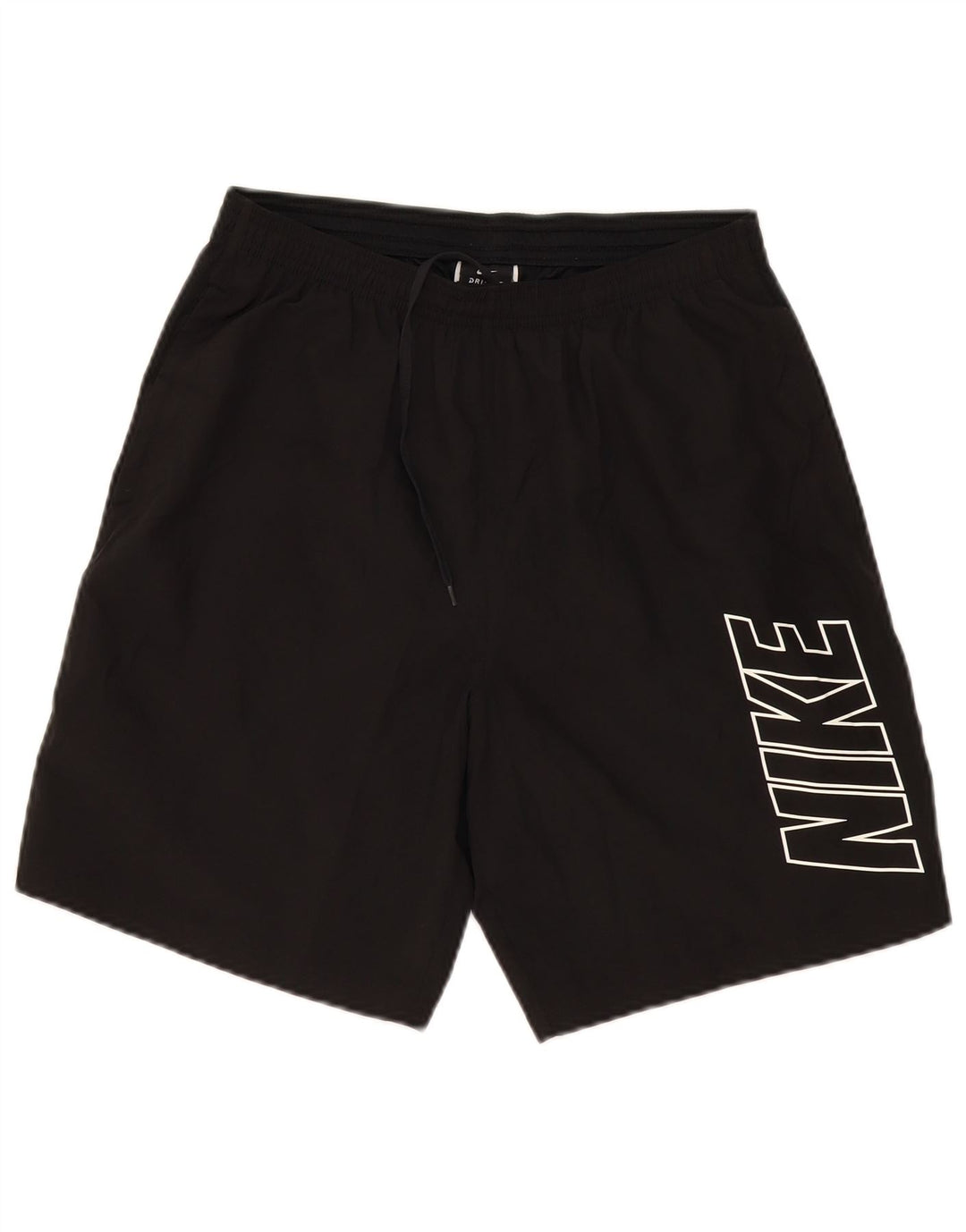 Мужские спортивные шорты NIKE Dri Fit с графическим рисунком, средний черный полиэстер