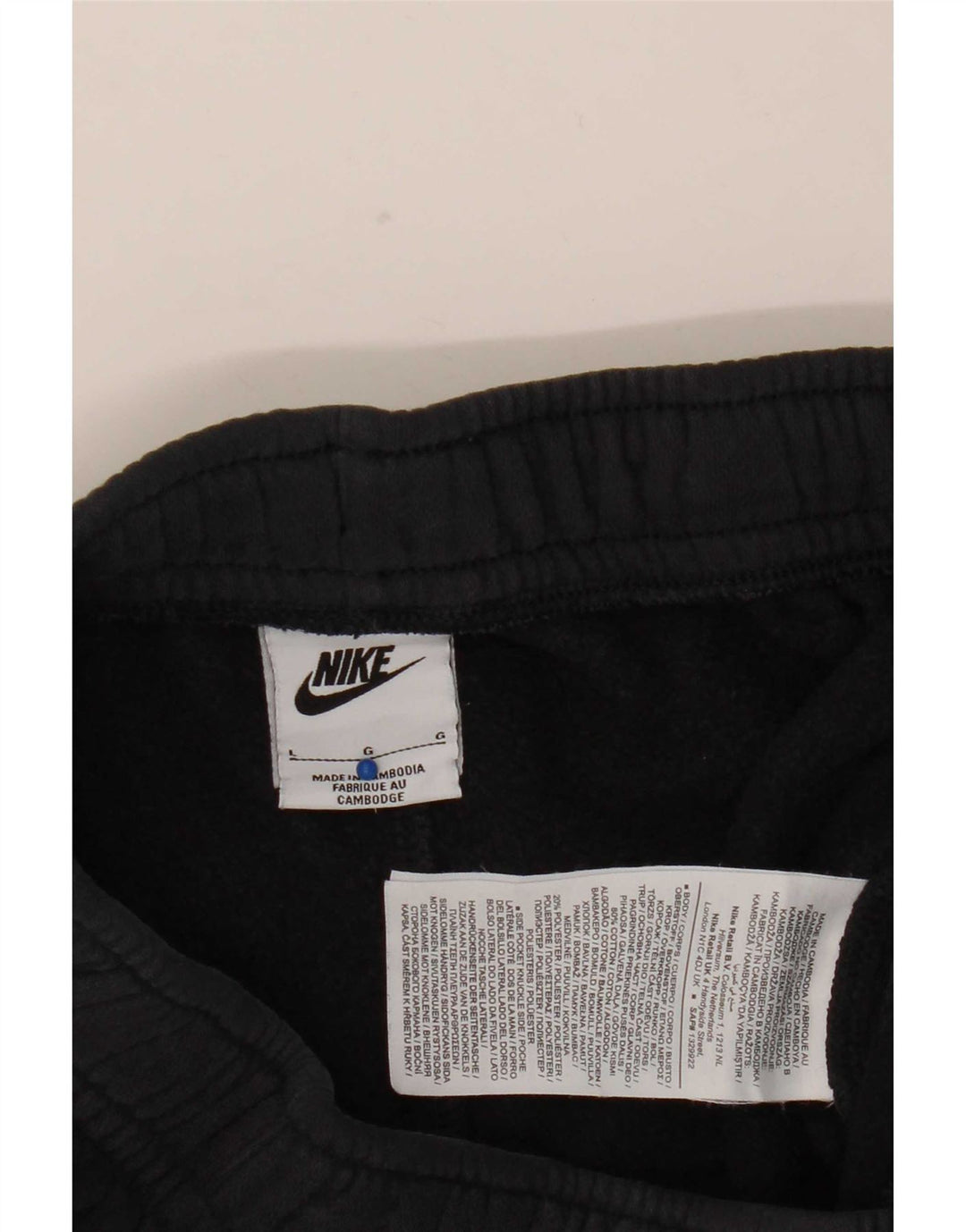 Мужские спортивные брюки-карго Nike, большие черные хлопковые брюки-карго