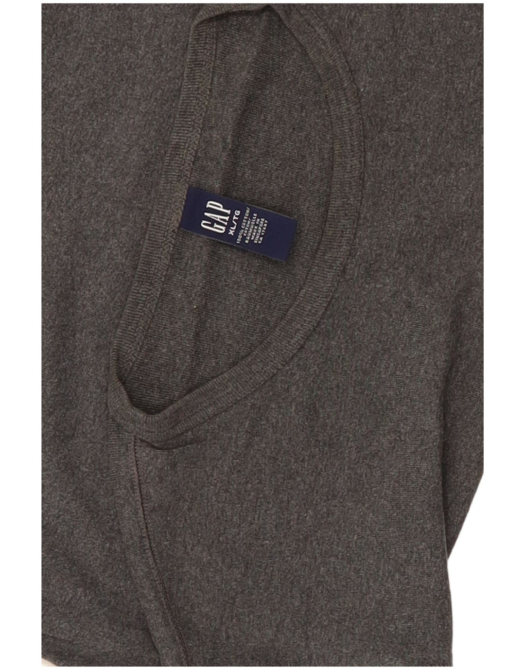 Мужская футболка Gap XL, серая, хлопок