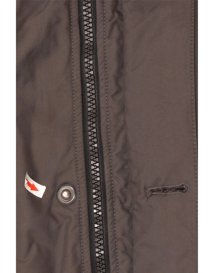 Мужская куртка-бомбер Refrigiwear UK 44 2XL, серая, нейлон с цветными блоками