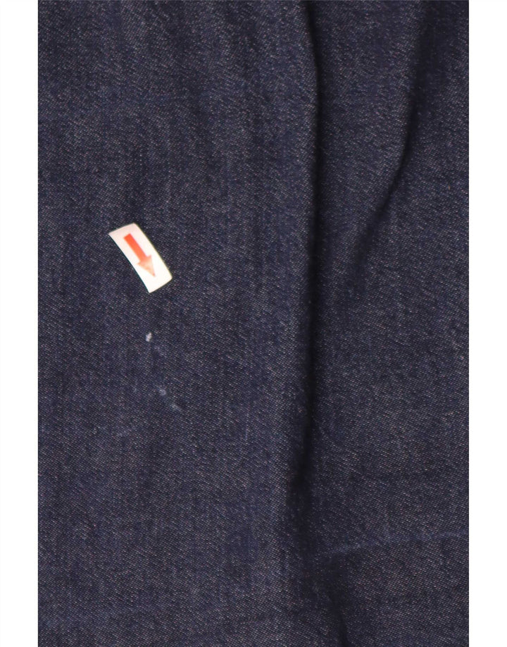 Мужская джинсовая рубашка стандартного кроя Levi's среднего синего цвета, классическая