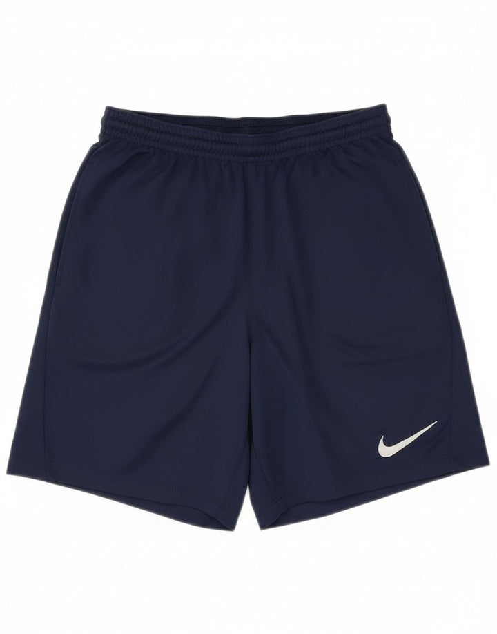 Мужские спортивные шорты Nike Dri Fit Slim Fit, маленькие темно-синие, полиэстер