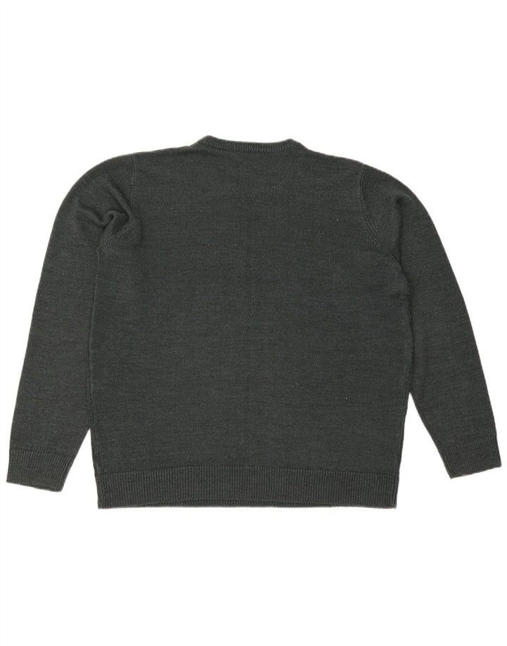 Мужской свитер JAMES PRINGLE с круглым вырезом, большой зеленый акрил