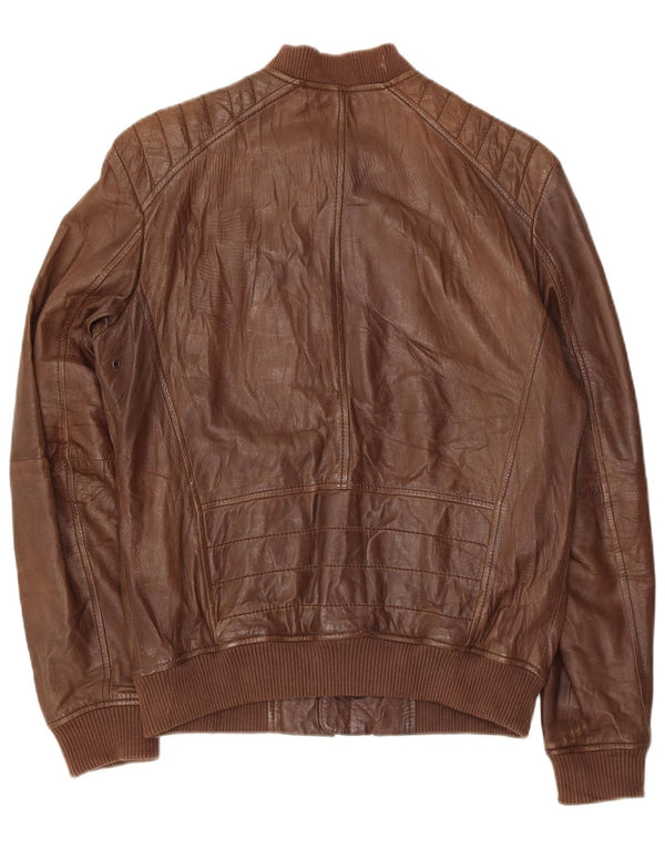 Мужская кожаная куртка Conbipel IT 48 Medium Brown Leather