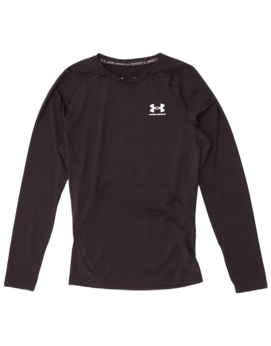 Мужской топ Under Armour Heat Gear, большой черный полиэстер с длинными рукавами