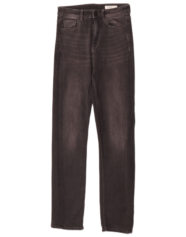 Женские прямые джинсы Marks & Spencer The Sophia UK 10, маленькие W27 L30, серые